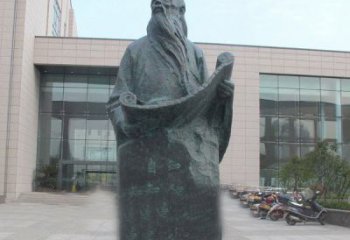 保定老子校园名人铜雕——精雕细琢，百年不朽