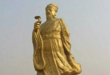 保定精美绝伦的李时珍铜雕