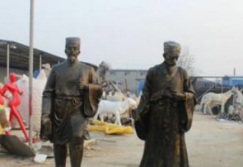 保定复兴古艺，海归精品—李时珍铜雕