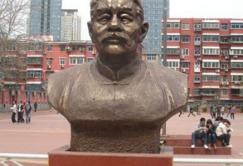 保定中领雕塑为您打造高端优质的鲁迅胸像铜雕