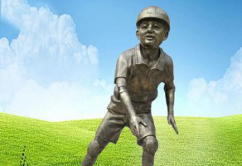 保定领雕塑：儿童公园里的铜雕精灵