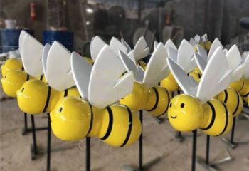 保定动感蜜蜂雕塑，营造精致的都市公园