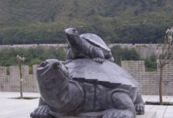 保定中领雕塑母子乌龟公园石雕