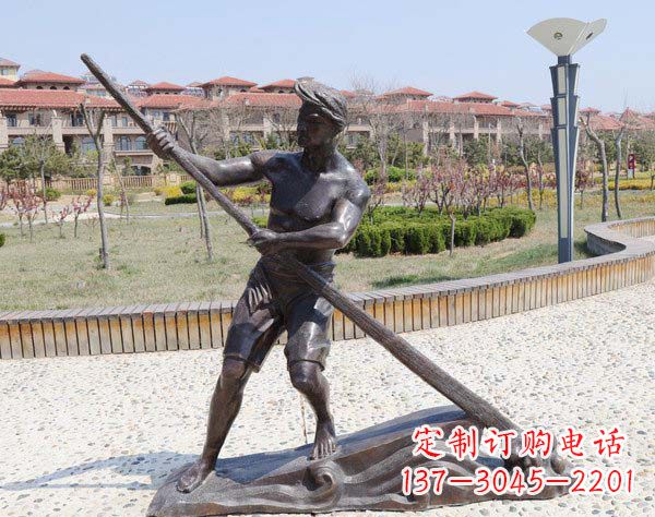 保定传道受业解惑的男子雕塑