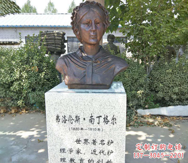 保定贴近历史的精致南丁格尔铜雕