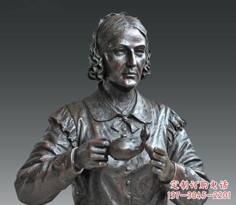 保定南丁格尔铜雕,尊贵雕塑定制