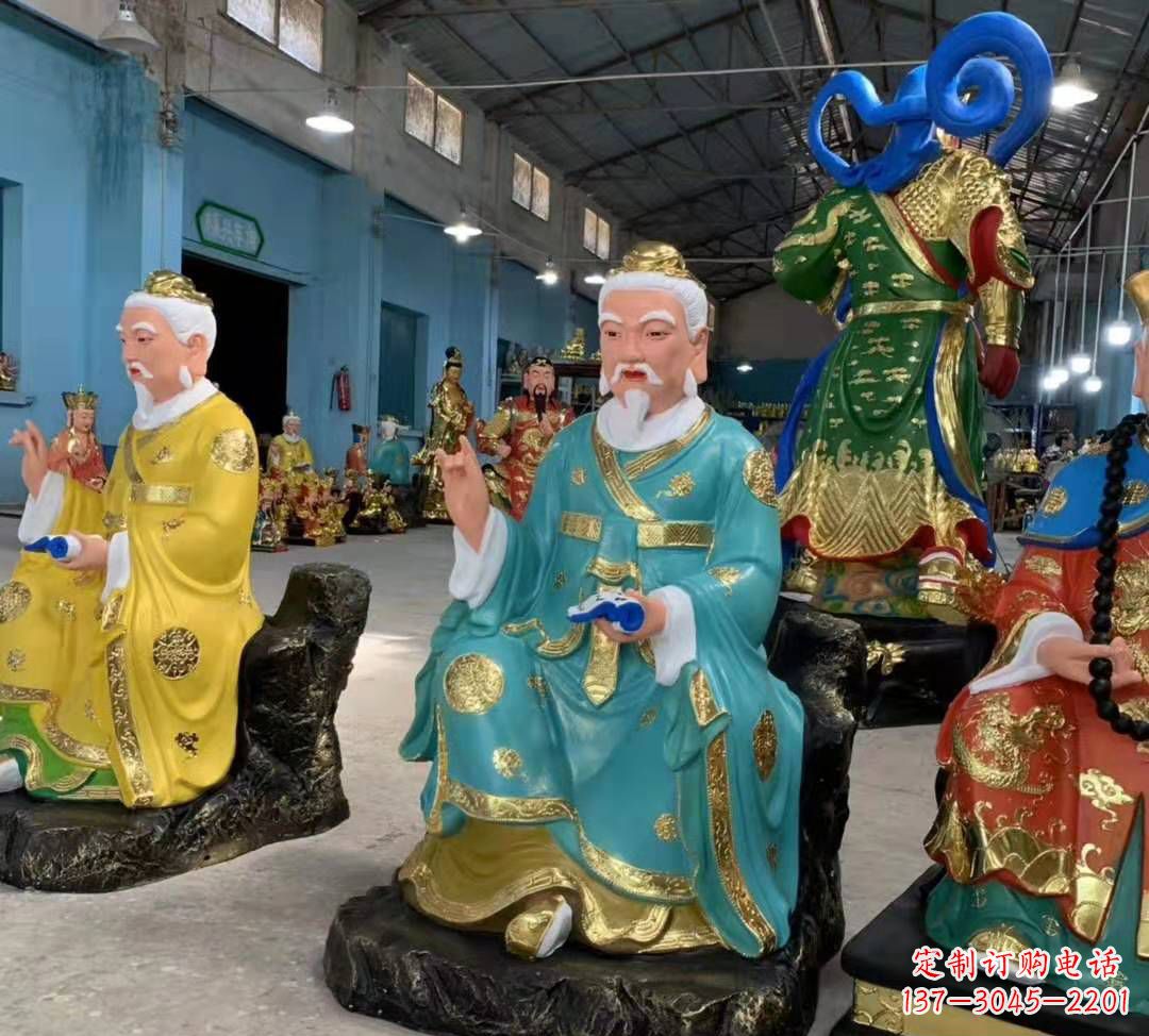 保定南斗北斗玻璃钢彩绘佛像雕塑