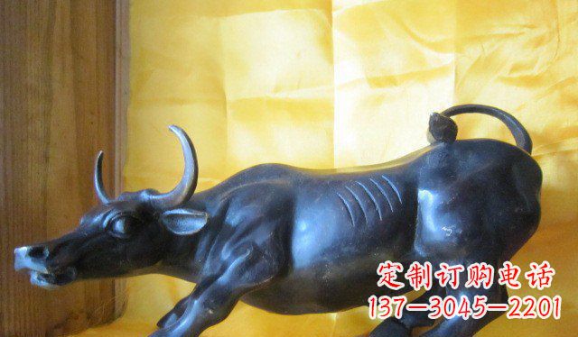 保定牛公园动物铜雕