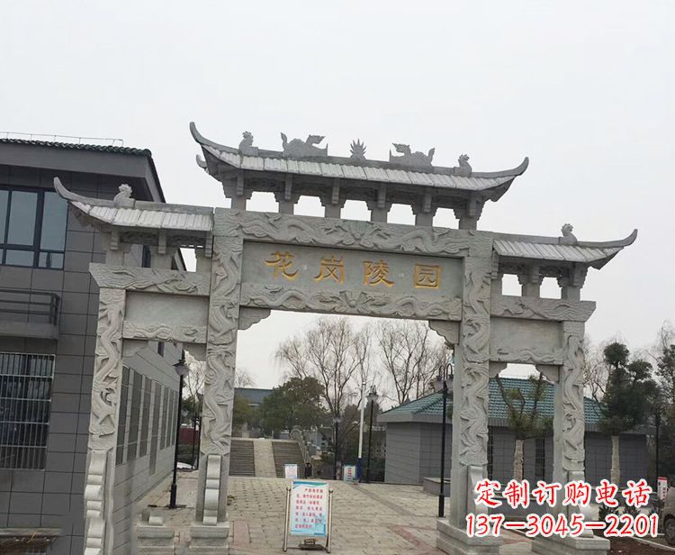 保定精美牌楼石雕,精致雕琢精美臻品