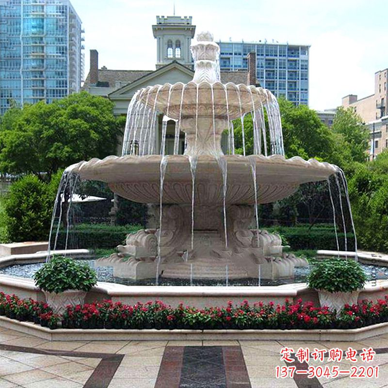 保定优质喷泉石雕,造就美好风水