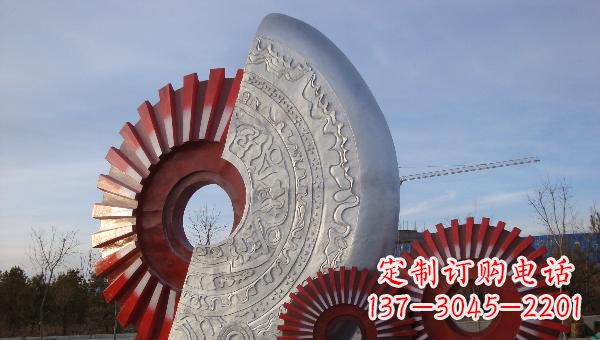 保定中领雕塑:螺旋雕塑,优雅静谧的力量