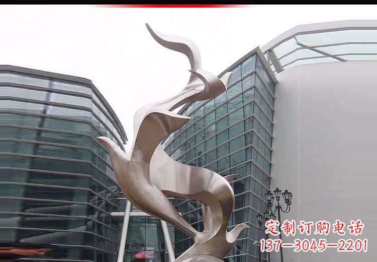 保定不锈钢雄鹰雕塑,永久定制精美景观