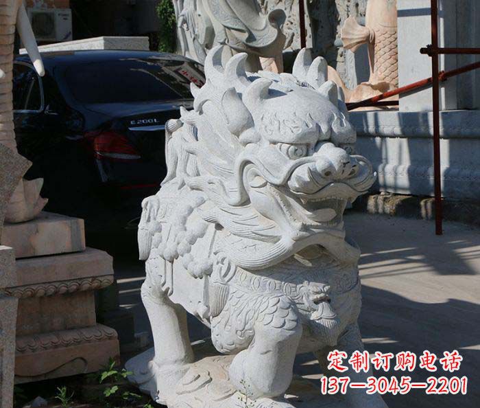 保定精致的麒麟雕塑,艺术之美绽放世间