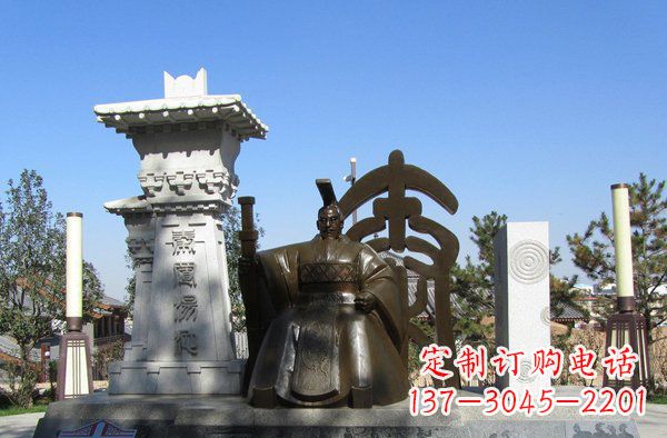 保定秦始皇雕塑,精致细腻,传承历史之美