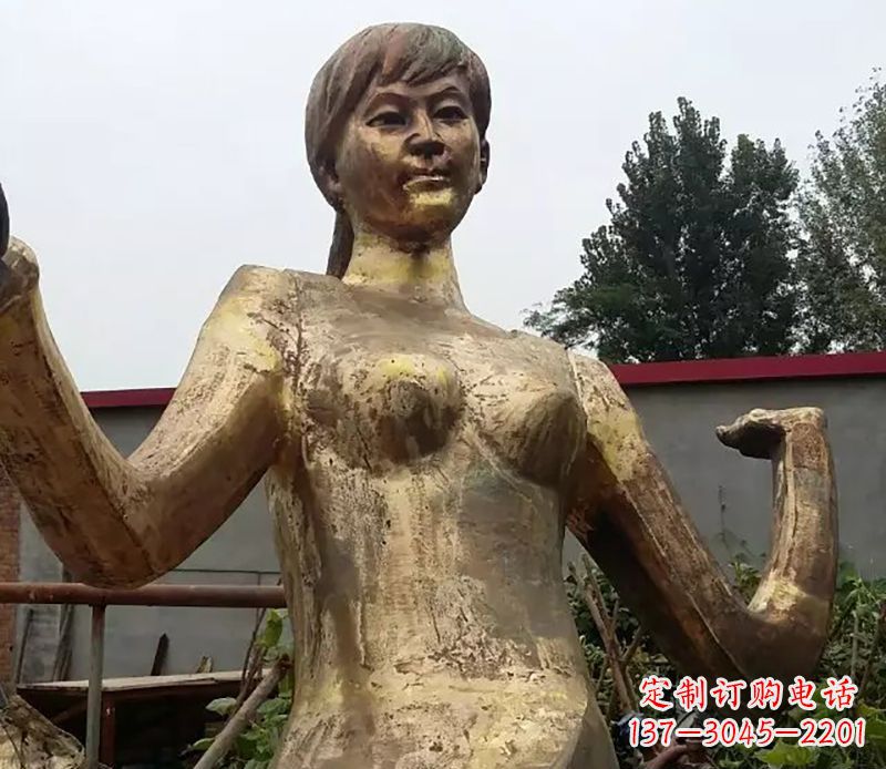保定中领雕塑的精美青年雕塑经典实物塑造,给人…