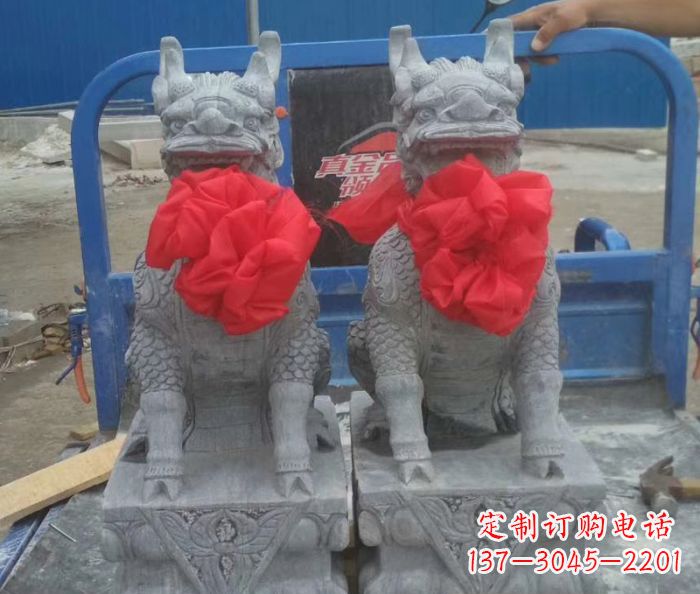 保定古典麒麟雕塑,带着神秘古典气息