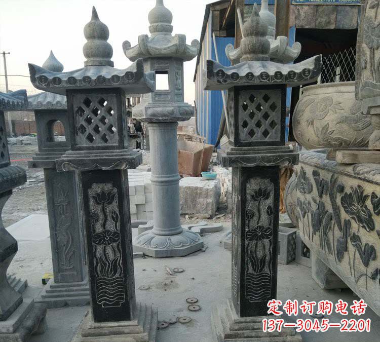 保定青石古代照明石灯雕塑,闪耀你的家园