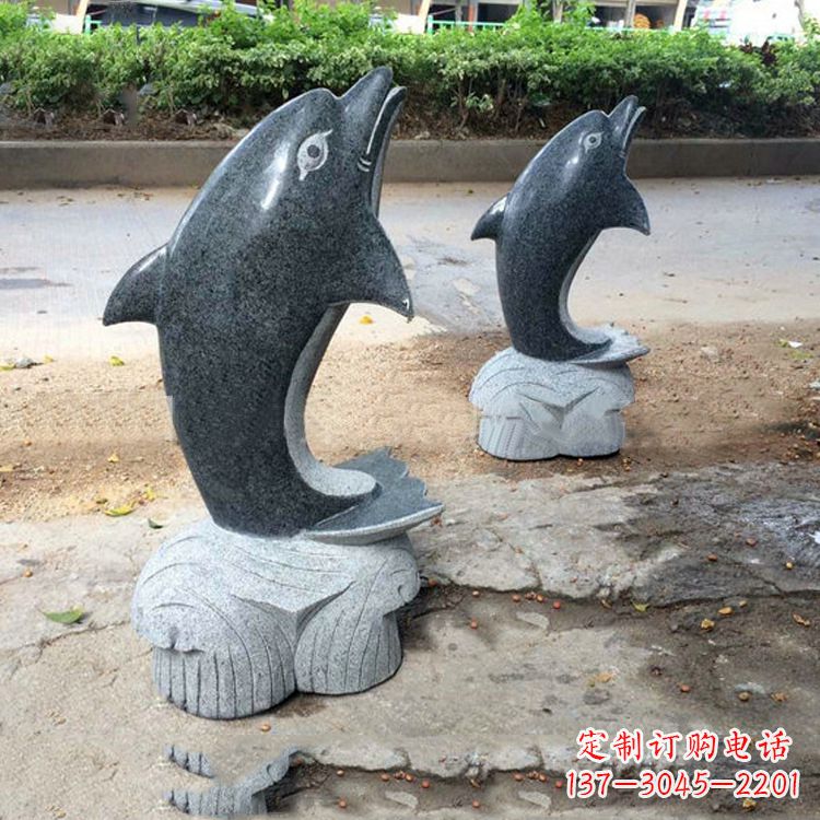 保定青石海豚雕塑--精致好看与象征意义一起令人惊叹
