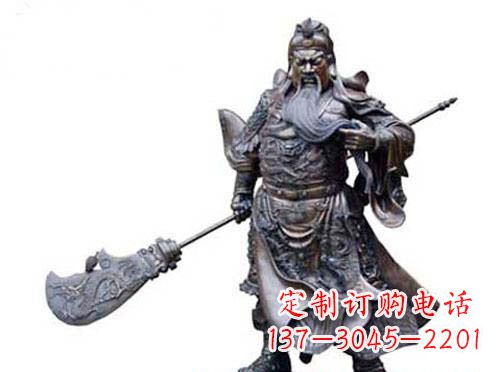 保定关羽青铜雕塑,传承历史的精神