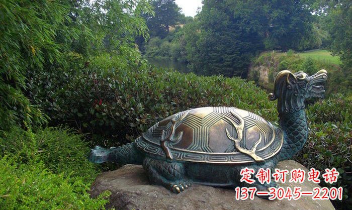 保定融合经典的青铜龙雕塑