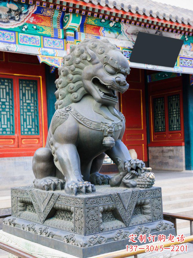 保定青铜狮子雕塑,精美北京狮雕塑