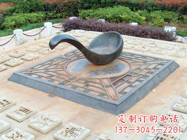 保定青铜司南指南针铜雕
