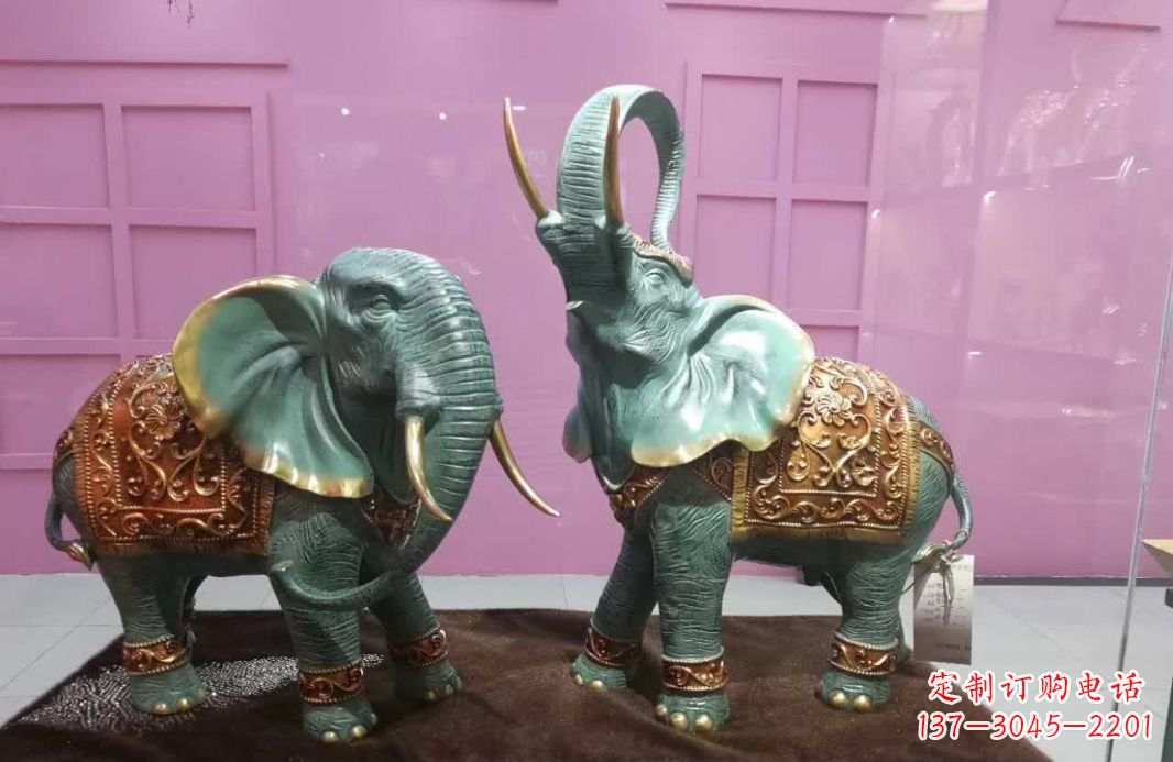 保定打造自己专属的青铜小象雕塑