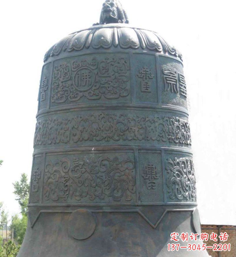 保定青铜钟雕塑 (2)