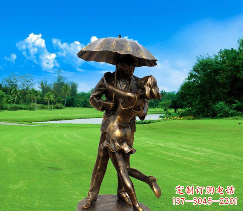 保定中领雕塑-专业制作情侣公园景观雕塑