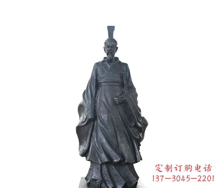 保定精美绝伦的屈原雕塑