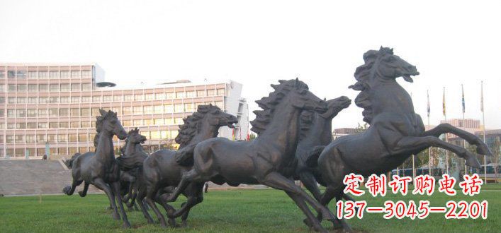 保定群马公园动物铜雕,让艺术描绘你的故事
