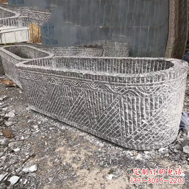 保定人工雕刻老石槽
