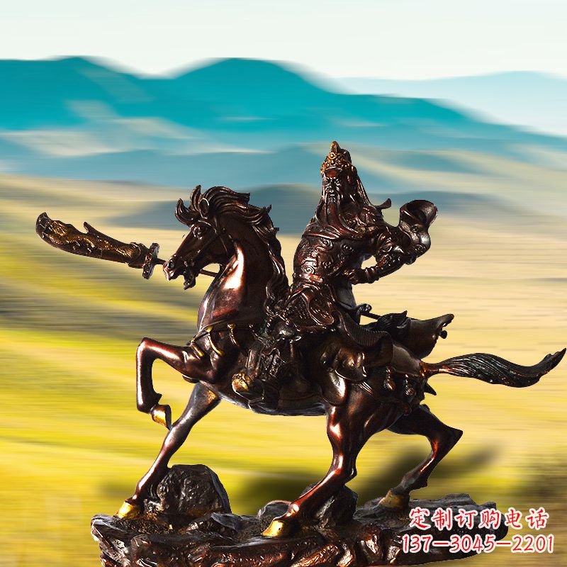 保定中领雕塑:关公铜雕,永不褪色的传奇