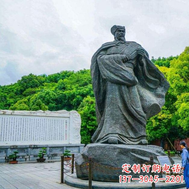 保定汇聚历史荣光——中领雕塑诸葛亮雕塑