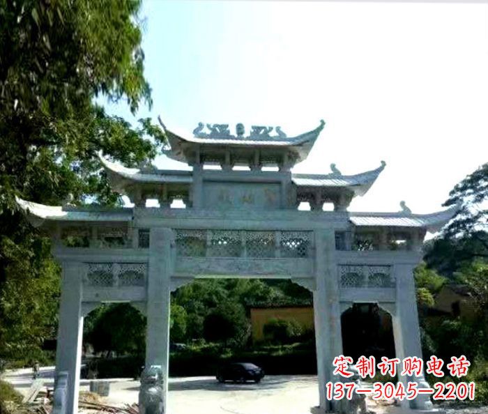 保定三门大理石牌坊