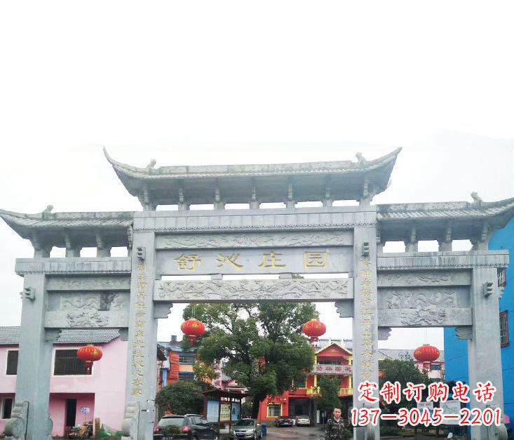保定石牌坊雕塑——见证时刻的美好记忆