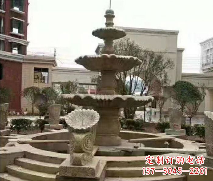 保定高品质砂岩喷泉雕塑