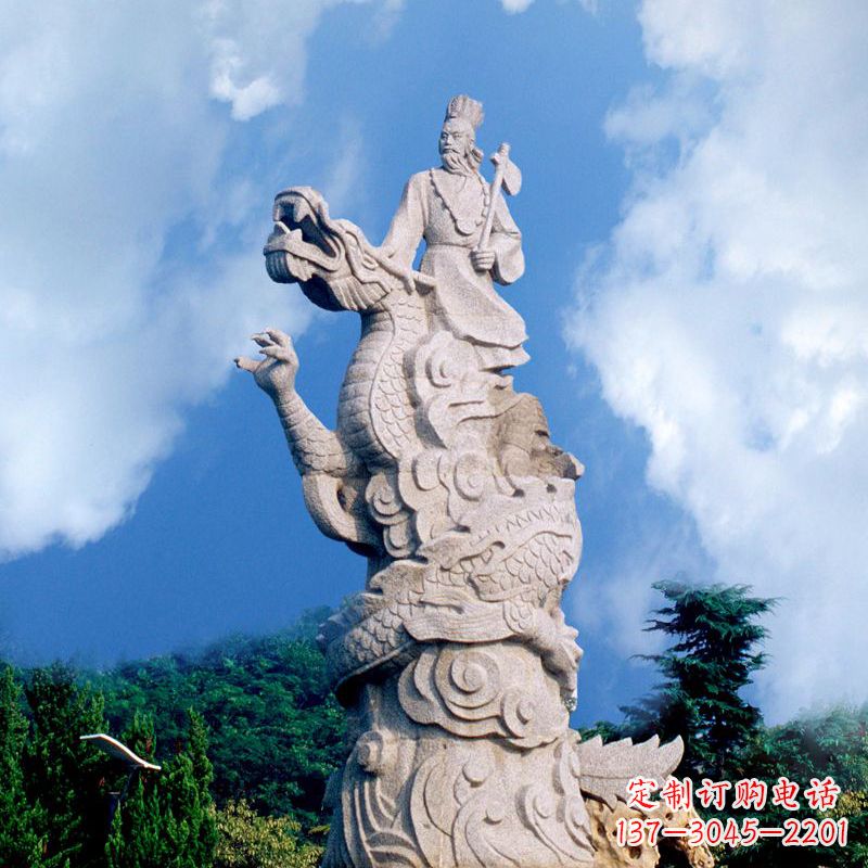 保定具有历史意义的颛顼汉白玉雕塑