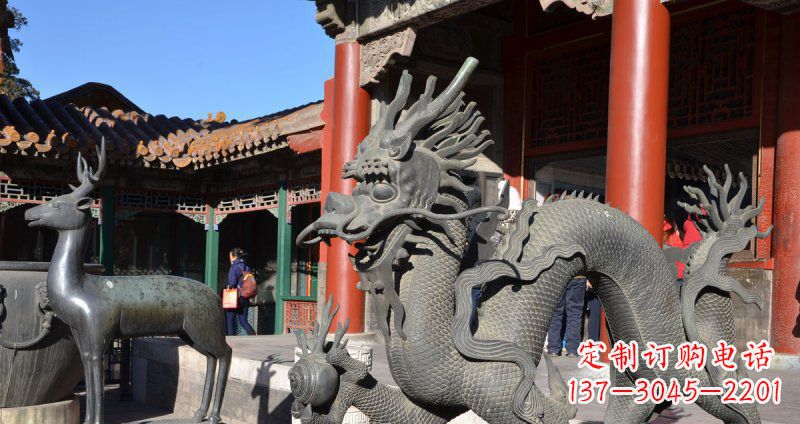 保定中领雕塑厂家的青铜神龙雕塑,以神龙作为主…