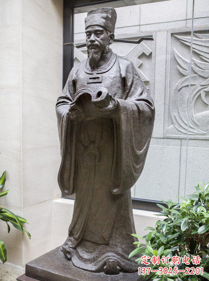 保定精美沈括古代人物铜雕