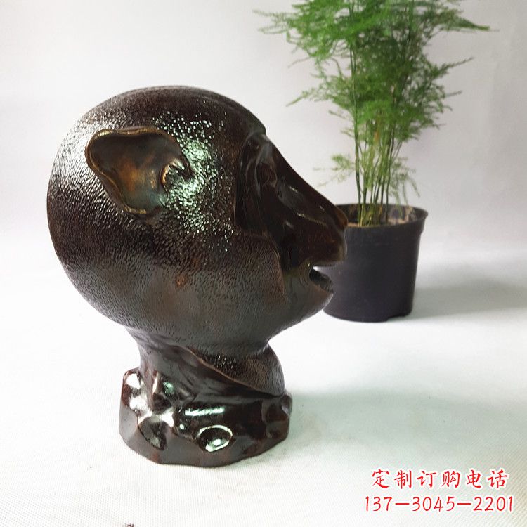 保定中领雕塑:精美艺术品——猴年生肖铜兽雕塑