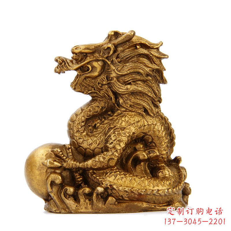 保定汇聚古典文化,铸铜鎏金款动物雕塑摆件