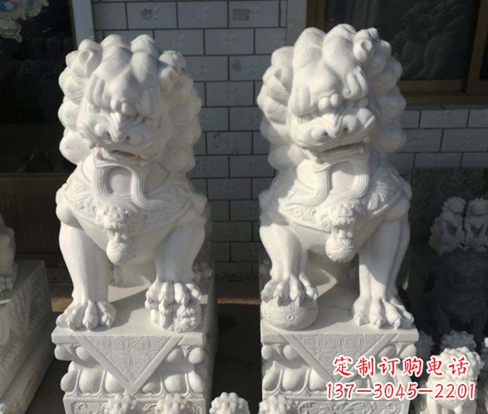 保定狮子门口石雕,工艺精湛品质卓越