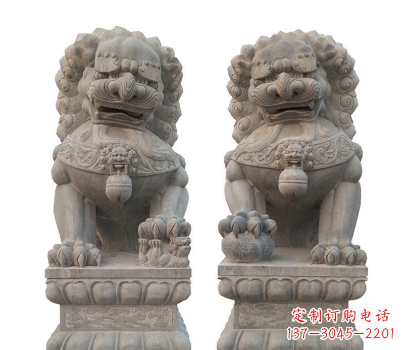 保定精美狮子石雕,让您的家居更加完美
