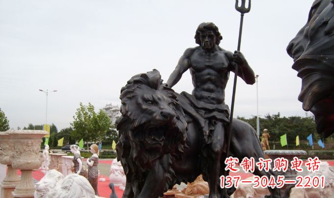 保定狮子座铜雕:狮子雕塑把你的星座进行升华