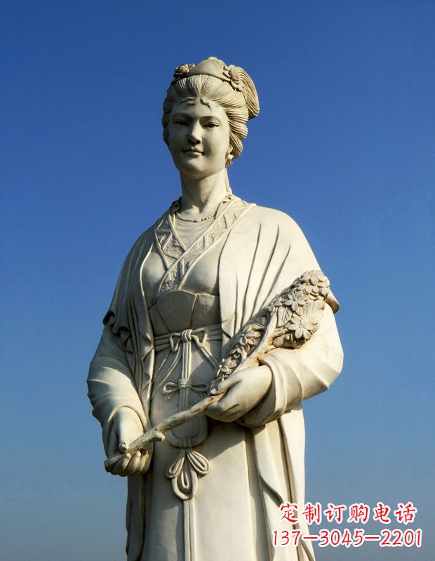保定领雕塑：精致雕刻，体现经典美女雕像