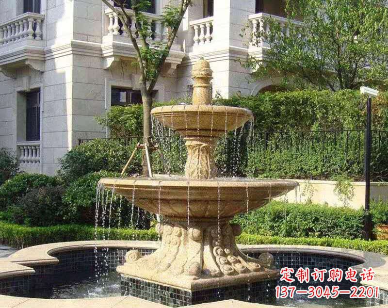 保定美轮美奂的喷泉雕塑