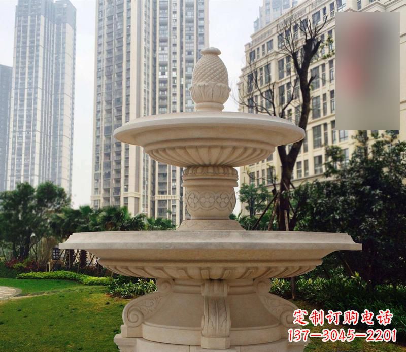 保定专业定制石雕喷泉雕塑