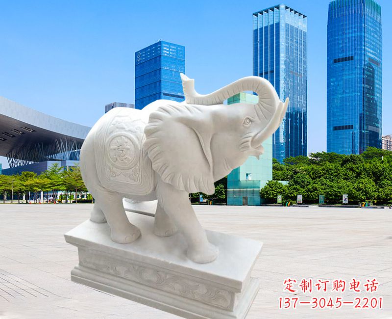 保定高品质大象喷泉雕塑