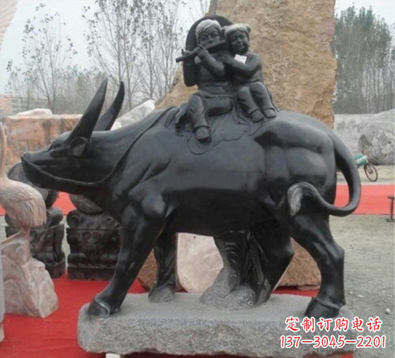 保定传承经典,表达淳朴——牧童雕塑